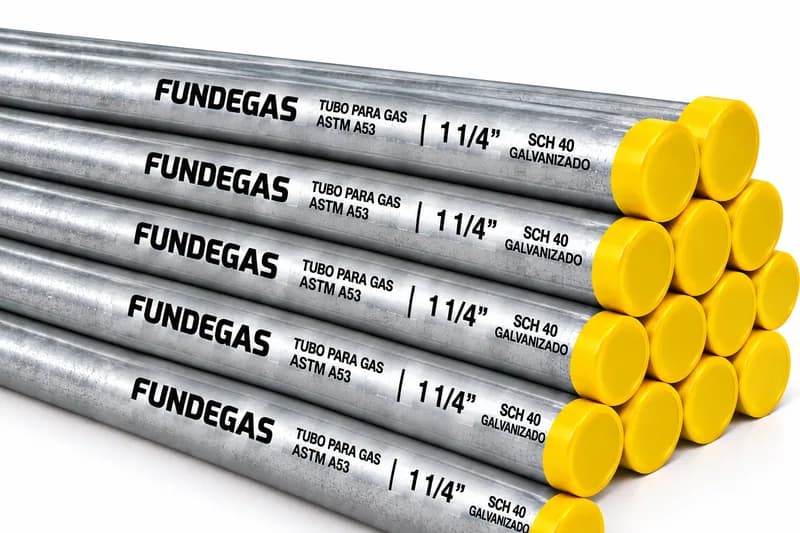 Cañería 1 1/4 FUNDEGAS